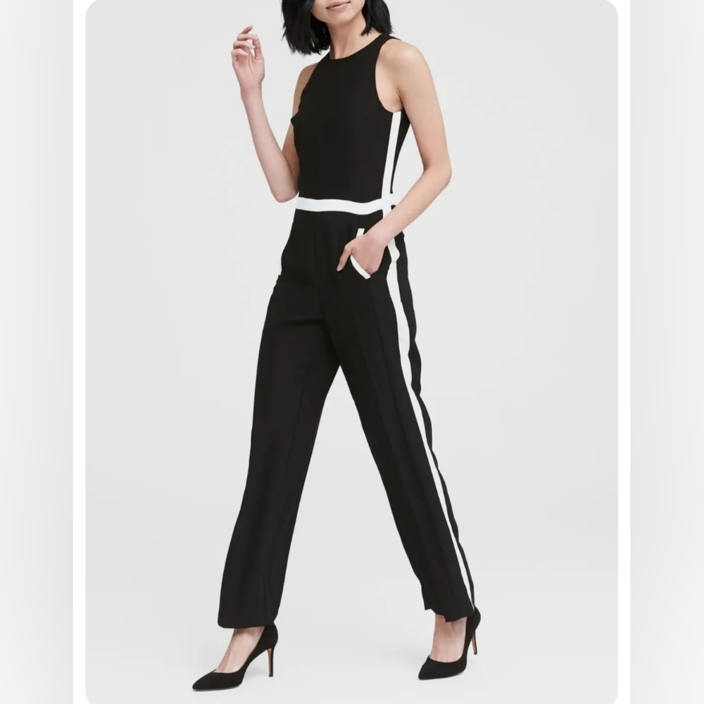 Banana Republic Side-Stripe Jumpsuit